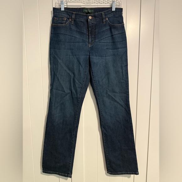 Ralph Lauren Dark Blue Wash Straight Leg Jeans - Picture 1 of 5
